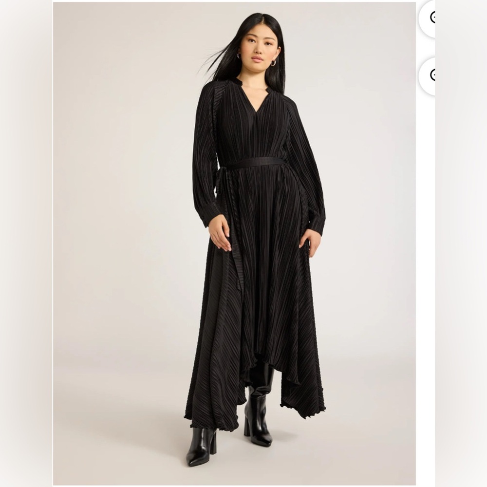 Scoop NYC Black Long Sleeve Dress